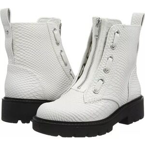 UGG Womens Boot Daren Embossed  Combat  Snakeskin‎ Size 6.5 New In Box